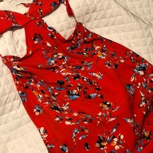 Olivecous Bora bora maxi cut out dress